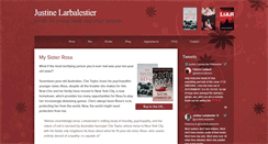 Desktop Screenshot of justinelarbalestier.com